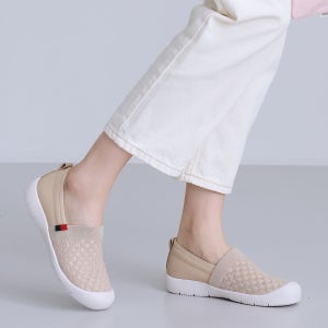 에스유니 우븐 포인트 경량 발편한 여성 슬립온 단화 운동화 3.5cm