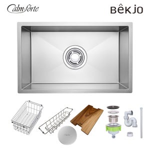 백조씽크 깜뽀르테 730세트 엠보코팅 사각싱크볼 씽크볼 주방싱크볼 교체