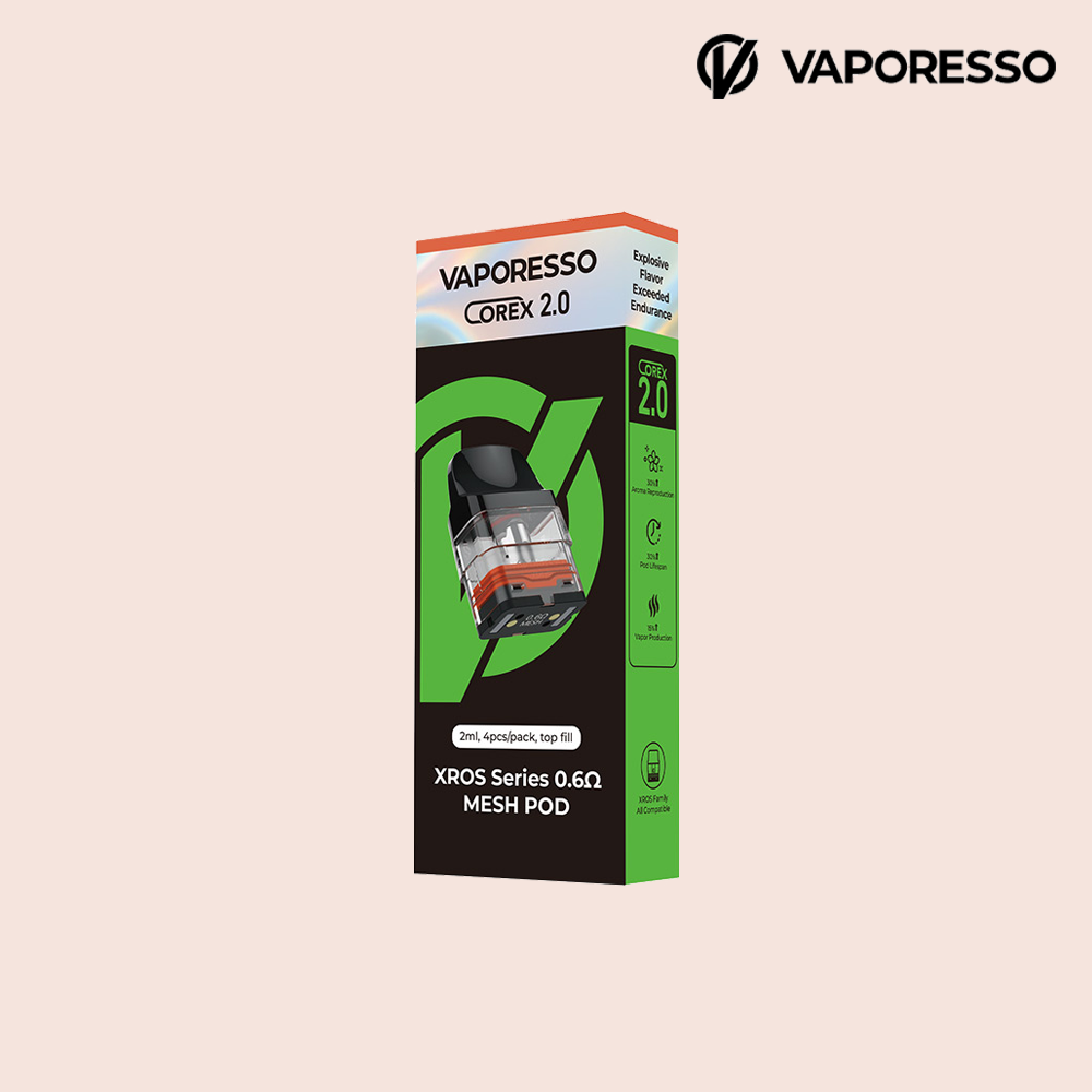 베이포레소 크로스미니 팟 2ml 0.6옴 1팩 4개입 3 4 5 큐브 나노 프로 호환