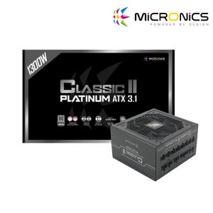 마이크로닉스 Classic II 1300W 80PLUS플래티넘 ATX3.1 컴퓨터 PC 파워서플라이