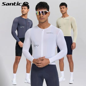 산틱 자전거 져지 긴팔 상의 의류 자외선차단 UPF50 심리스 TM25C01182