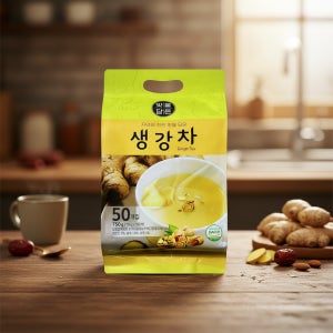 이레 맛을 담은 생강차 50T 분말 가루 파우더 일회용 스틱 탕비실