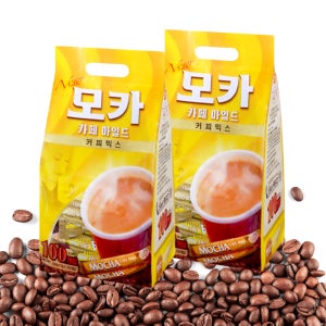 뉴모카 카페 마일드 커피믹스 100T 10개 일회용 스틱 커피