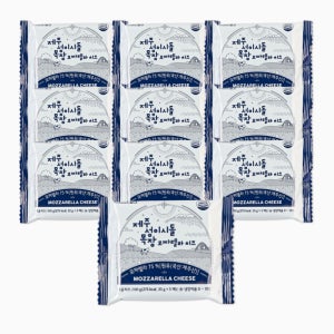 제주 성이시돌 목장 모짜렐라 슬라이스 치즈 (20g, 5매) 100g, 10개