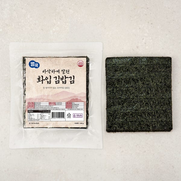업소용 구운 화입 김밥김 100매 1봉 전장김 김밥용