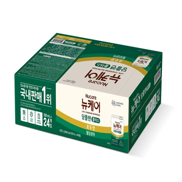 뉴케어 당플랜 플러스 대상 홈쇼핑 코스트코 호두맛, 200ml, 24개