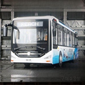 버스다이캐스트 중국버스모형 합금 버스 버스모형 피규어 블루