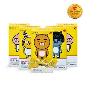 레모나 상큼한 비타민 에스산(S산) 90포 x 5개-카카오프렌즈