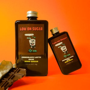 로우온슈거 초코 라떼 베이스 120g 제로 슈가 무설탕 코코아 원액 카카오 여름 카페 라떼