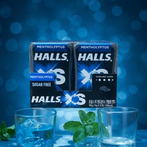 호올스 XS 슈가프리 멘토립터스 15g 12개 사탕 캔디 대용량 기침캔디 금연사탕
