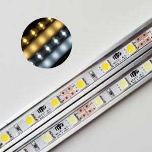 자체생산 국내제작 LED바 12V 주광 주백 전구 쇼케이스 진열대 간판 조명 재단가능