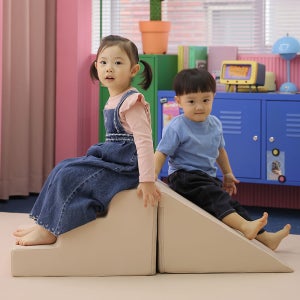 아베크 아이플레이짐 라이트 계단 + 미끄럼틀