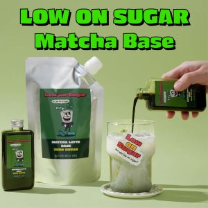 로우온슈거 말차 라떼 베이스 120g 제로 슈가 무설탕 카페라떼 여름 원액