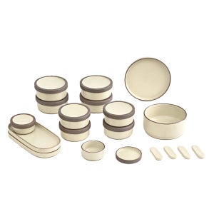 컬러 4인 28P 국산 도자기 그릇세트 4인가구 신혼부부 집들이 선물 식기