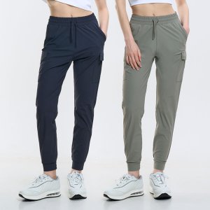 여자 카고팬츠 조거 바지 빅사이즈 밴딩 조커팬츠 봄 여름 나일론 여성 키작녀(W6SP02)