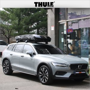 툴레 모션3 XL 로우 블랙그로시 루프박스 - 볼보 V60 크로스컨트리(CC)