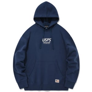 캡스앤스터프 후드티 남녀공용 USPS 오버핏 박스 후드티 CA221HM001-NV