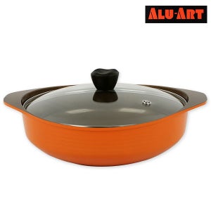 알루아트IH 세라믹 멀티웍 대형 전골팬 인덕션겸용 볶음팬 궁중팬 전골냄비 만능요리 논스틱코팅
