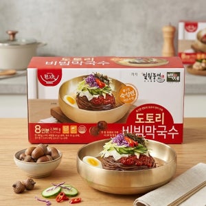 코스트코 백제 도토리 비빔막국수 297.5gx8 [원산지 상세설명에 표시]