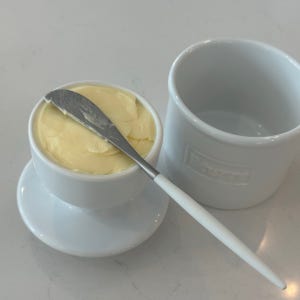 [정식수입] 미국 버터벨 오리지널 화이트 집들이 연말 선물 버터 상온 보관 용기