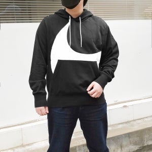 나이키 NIKE 스우시 프렌치테리 오버핏 후드 티셔츠