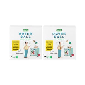 어반파파 이지런드리 드라이어볼 건조볼 동물모양 흰색 양모볼(4개입) 2개