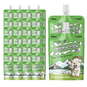 펫생각 하루조이 뉴질랜드 산양유 강아지 우유 멸균 펫밀크 프로틴 단백질 100ml, 30개