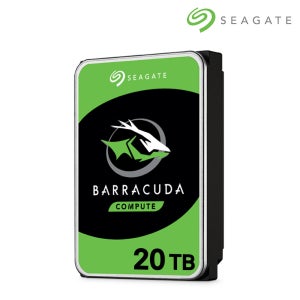 씨게이트 바라쿠다 16T 20T 24T HDD 하드디스크 512MB, 20TB