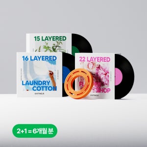[3개 세트,2+1] 라피네르 턴테이블 디퓨저 전용 리필 LP 퍼퓸 키트