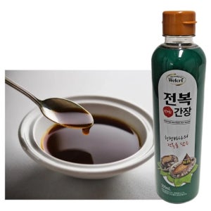 웰크리 맛더한 전복간장 500ml 국 반찬 찌게 조림 맛내기 만능간장 한아름