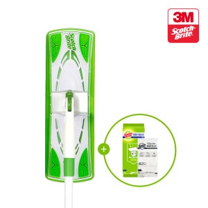 3M 스카치브라이트 일반형 막대걸레 대형 + 정전기 10매 + 물걸레 청소포 1매
