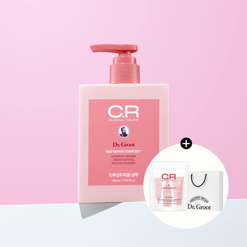 <b>닥터그루트</b> 클리니컬 릴리프 지루성 두피용 샴푸 350ml+(증정)7일체험KIT+쇼핑백