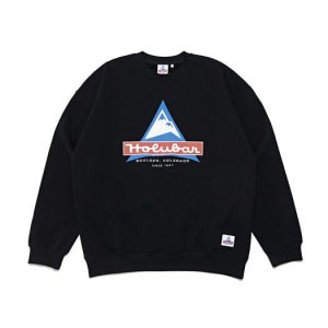 [홀루바] ORIGINAL PRINTING SWEATSHIRT (블랙)