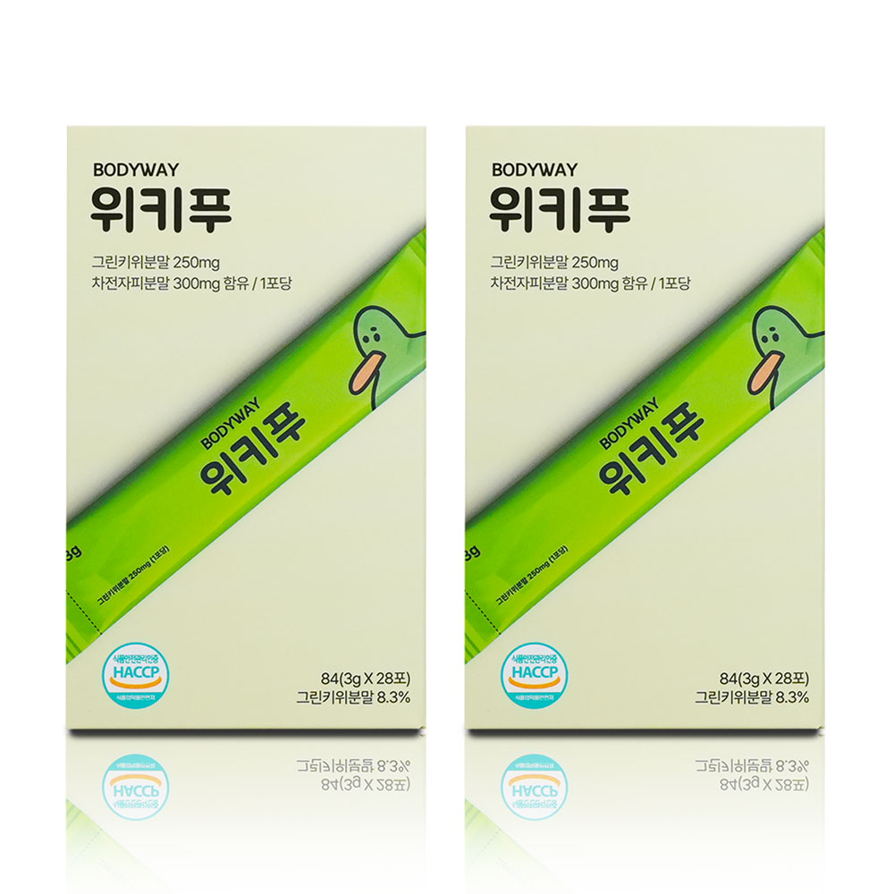 1+1 <b>바디</b>웨이 위키푸 키위 28포