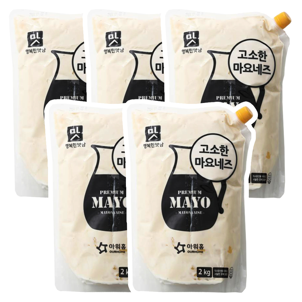 아워홈 행복한맛남 고소한 마요네즈 2kg x 5개