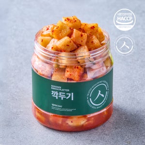 소솜시 1kg 용기형 깍두기 (100% 국내산)