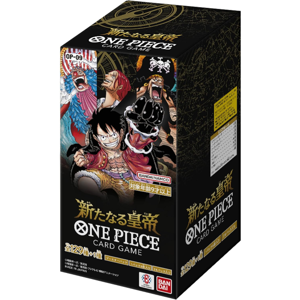 반다이 원피스 카드게임 프리미엄 부스터 새로운 황제 24팩입 BANDAI OP-09BOX