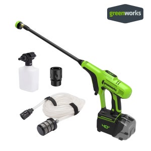그린웍스 전동 무선 고압세척기 G-MAX 40V 베어툴 세차용 GW5101173