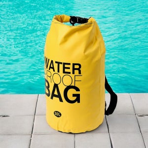 아쿠아 세이프 워터 방수백 물놀이 드라이백 30L 옐로