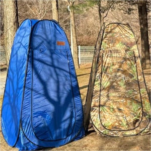 간이텐트 1인용 샤워텐트 원터치 캠핑 이동식 휴대용 탈의실 화장실