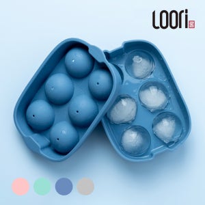 루리 실리콘 아이스 슈퍼볼 6구 원형 얼음틀 아이스큐브 얼음트레이 하이볼