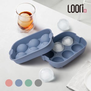 루리 실리콘 아이스 슈퍼볼 6구 원형 얼음틀 아이스큐브 얼음트레이 하이볼