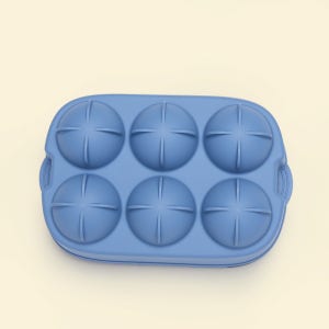 루리 실리콘 아이스 슈퍼볼 6구 원형 얼음틀 아이스큐브 얼음트레이 하이볼