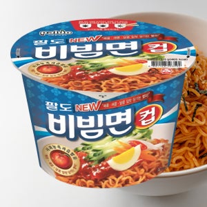 팔도 비빔면 큰사발 16개 큰컵 비빔라면 한박스 도매