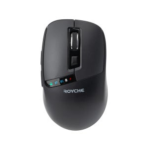 로이체 RX-710TR 무선 블루투스 마우스 충전형 LED 표시등 블랙