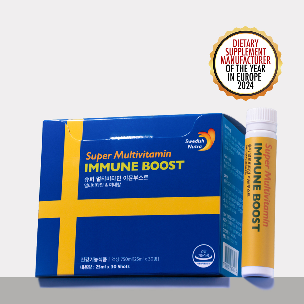스웨디시뉴트라 마시는 비타민 멀티 종합 액상 면역 고함량 영양제 이뮨샷 30개입, 1개