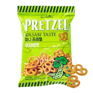 삼진 미니프레첼 와사비맛, 70g, 12개