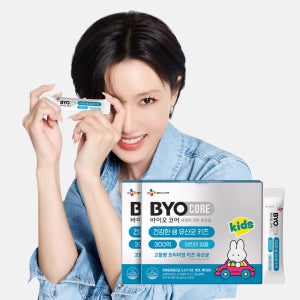 CJ 바이오코어 건강한 생 유산균 키즈 300억 보장 부자유산균 60포, 2개