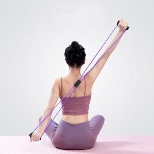 스트레칭 8자 튜빙밴드(퍼플) 홈트 근력밴드