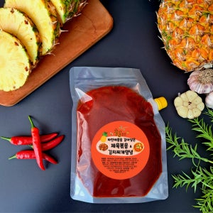 제육볶음양념 김치찌개소스 생파인애플첨가 1kg